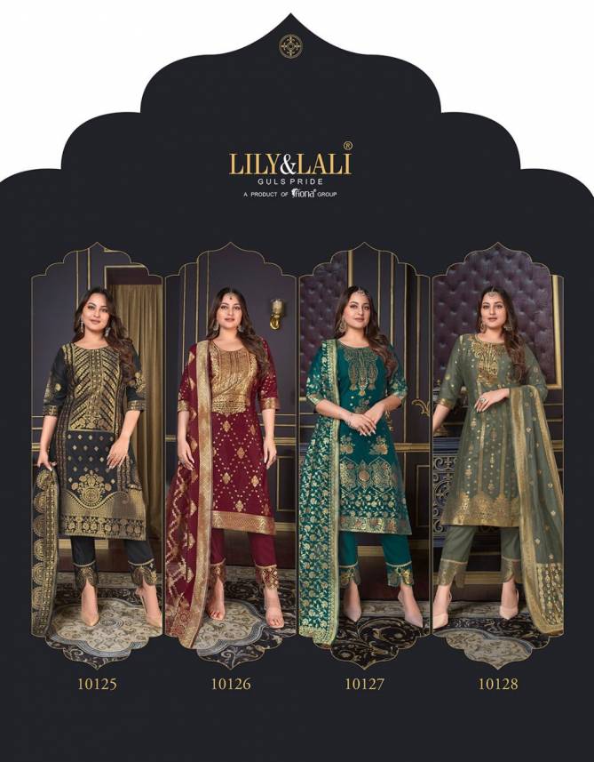 Lily And Lali Silk Kari 2 Latest Designer Festival Wear Kurti Pant With Dupatta Collection
